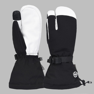 Gants de <span class=keywords><strong>ski</strong></span> chauds 3m Gants de <span class=keywords><strong>ski</strong></span> de snowboard Mitten 3 Finger Gants de <span class=keywords><strong>ski</strong></span> en cuir Gants personnalisés Hiver - Product Image 1