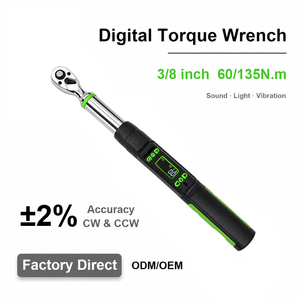 Clé dynamométrique électronique haute précision avec avertissement de vibration pour la réparation automobile et l'approvisionnement des ateliers - Product Image 1