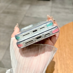 Coque magnétique anti-chute pour iPhone 16 Pro Max et iPhone 17 Pro Max avec poudre scintillante effet étoilé - Product Image 5