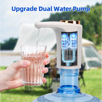 Bomba dispensadora de agua eléctrica USB recargable de 5 galones, precio de fábrica, barata, con prueba de calidad del agua