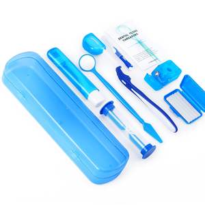 Kit de soins orthodontiques portable, 8 pièces, outils de nettoyage, cure-dents, ensemble d'hygiène pour bretelles - Product Image 3