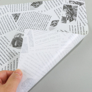 Household Coated Oil Proof Paper For Rice Balls Hamburgers Sandwiches Air Fryers Baking Mats Single Side Flexographic Printing - Product Image 4