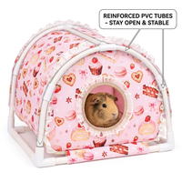 Nouveau Nid Douillet Hiver Motif Noël pour Petits Animaux – Hamac Glider Direct Usine pour Hamsters et Cochons d'Inde
