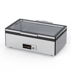 Chauffe-plats électrique en acier inoxydable pour buffet de restauration de luxe avec couvercle en verre - Product Image 6