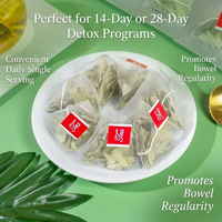 Thé Détoxifiant Naturel Sans Additifs de Qualité Supérieure pour le Nettoyage du Côlon en 14 Jours, Soutien Digestif, Mélange Amincissant, Thé aux Feuilles de Séné