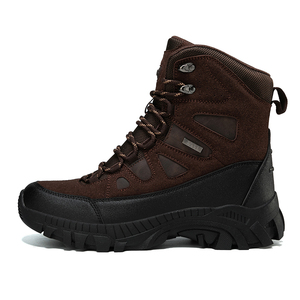 Bottes de désert montantes respirantes et durables pour hommes, à lacets, avec doublure en maille, amortissantes et antidérapantes, prix usine neuf - Product Image 4