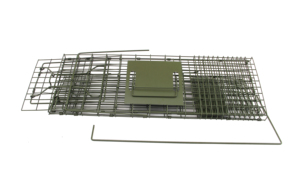 Trappola Pieghevole Riutilizzabile per Animali Vivi, Gabbia per Cattura e Rilascio Umano in Filo d'Acciaio Zincato per Ratti, Scoiattoli, Procioni HC2615L-F - Product Image 5