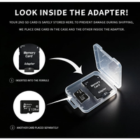 Kartu Memori TF Daya Tahan Tinggi 128GB 64GB 32GB U3 V30 Kelas 10 Penyimpanan Flash untuk Kamera IP Smartphone DVR Layanan OEM