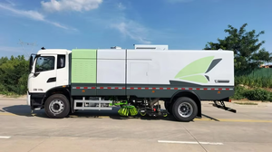 Camión barredor de calles eléctrico Dongfeng 4x2 Euro 6, vehículo de limpieza de carreteras municipales para saneamiento urbano - Product Image 3