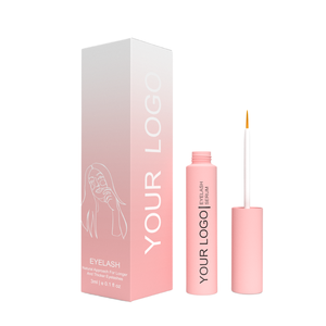 Sérum de croissance des <span class=keywords><strong>cils</strong></span> sans huile, en flacon cosmétique, avec étiquette personnalisée OEM et pinceau sûr, le meilleur pour la beauté des yeux - Product Image 1