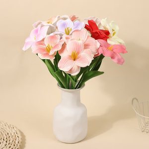 ดอกทิวลิปประดิษฐ์ ก้านเดี่ยว กลีบดอก PU สำหรับตกแต่งงานแต่งงานและบ้าน - Product Image 2