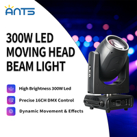 Éclairage professionnel pour DJ, discothèque, événements, 18 canaux, 17 motifs, 14 couleurs, projecteur LED mobile 300W avec contrôle DMX512