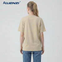 T-shirt pour femme Kuenzi, coupe classique, logo personnalisé, col rond, manches courtes, 100% coton, 230GSM, taille 5X, surdimensionné