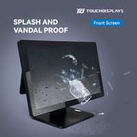 TouchDisplays 18.5 pouces windows Android Tout en Un Système Pos Machine Point de Vente Pos Terminal