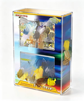 Étui de protection premium en acrylique transparent pour coffret booster 30e anniversaire avec couvercle magnétique