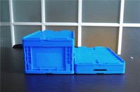 Conteneur pliable polyvalent et recyclable à usage intensif Conception solide et pliable Caisse pliable en PP Stockage logistique Stockage en plastique
