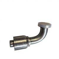 97391 Flange SAE 3000PSI 90 °   Adaptateur hydraulique coudé pour excavatrice Parker