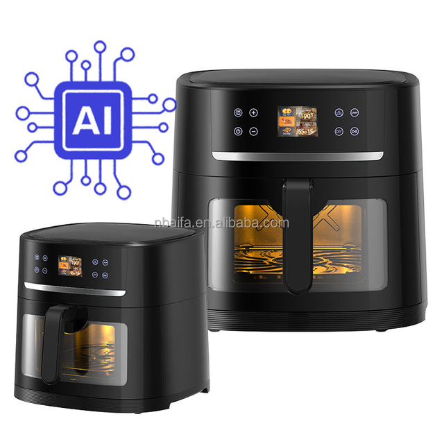 Aifa AI Digital 5/7/8L Air Fryer Big Color Screen Water Tank WiFi Option French/German Operating Language Smart Food Monitoring