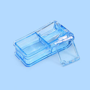 Scatola Portapillole in Plastica Mini Pratica e Creativa con <span class=keywords><strong>2</strong></span> Funzioni, Taglia Pillole e Separatore di Farmaci, Vendita all'Ingrosso - Product Image 5