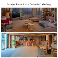 Projet de rénovation hôtelière tout-en-un : mobilier de chambre et ensembles de chambre à coucher sur mesure pour suites de luxe modernes d'hôtels 5 étoiles et complexes hôteliers