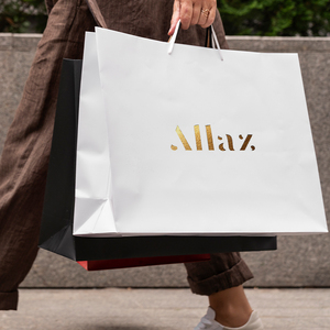 Sac en papier haut de gamme pour bijoux avec logo personnalisé, sac de shopping de luxe pour bijouterie avec logo sur mesure - Product Image 6