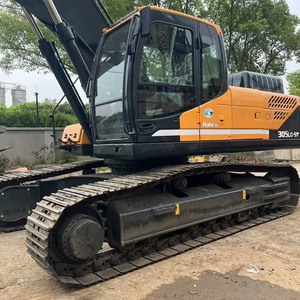 Excavatrice Hyundai 305LC d'occasion de haute qualité, 30 tonnes, avec moteur Cummins, excavatrice hydraulique sur roues pour la construction - Product Image 2