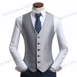 Wool 90% Mixed Color Effect Sharp Lapel Two Side Pocket Long Sleeves Jacket Full Length Pants Men's Suit