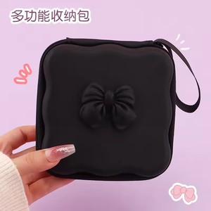Sanitary Napkin Cartoon Data Cable <b>Storage</b> Bag 2.5 Inch Hard Disk Charger Portable <b>USB</b> Stick Cosmetic Organizer Sac Tote Ziplock - Product Image 5