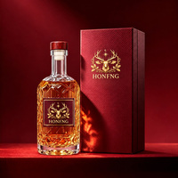 Vente en gros de bouteilles de whisky, de vodka et de rhum de qualité supérieure de 375 ml et 500 ml avec bouchon en liège, logo personnalisé