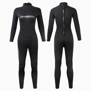 ديفستر بدلة الامتصاص المصنع 3 ملليمتر النيوبرين سحّاب ظهر في المياه الباردة كامل الجسم بدلات الغوص بدلة المرأة للرياضات المائية - Product Image 1