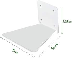 Étagère à livres flottante <span class=keywords><strong>invisible</strong></span> murale, étagères à livres suspendues, étagère à livres cachée, <span class=keywords><strong>support</strong></span> mural en métal pour livres - Product Image 6