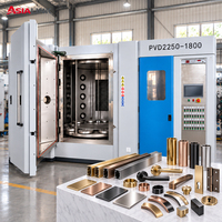 Équipement de placage ionique PVD direct usine AsiaLink avec service sur site pour la vaisselle, les bijoux et les articles sanitaires