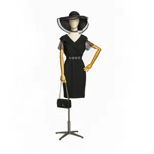 M003-B-70 قابل للتعديل عارضة أزياء خياط الخياطة دمية أنثى المعرضة الجذع دمية لعرض الملابس نصف مقياس نموذج اللباس