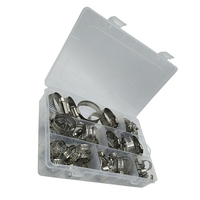 Ensembles de pinces à collier de serrage en acier inoxydable W1/W2/W3/W4 personnalisés, 9 pièces, avec tailles en pouces/métriques