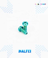 Boulons de porte-bidon en titane M5*12 CN