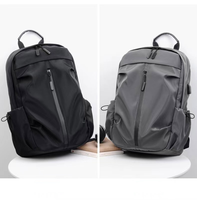 Sac à dos personnalisé de haute qualité, imperméable et durable, pour l'école, les loisirs, les voyages, avec port USB, fermeture éclair, capacité de 20 à 37 L, coussin d'air