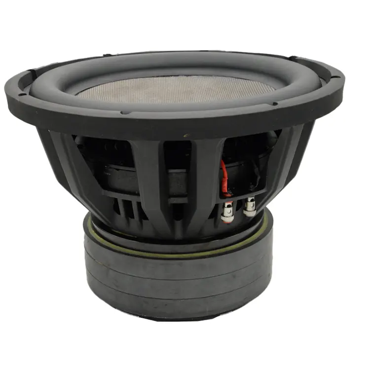 15 inch RMS 4000Watts DC12V Aluminum basket subwoofer none pressed paper cone 4 layer voice coil 3 magnets speaker