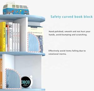 Costom in legno moderno scaffali per libri ripiano legno aperto espositore libreria piano libreria - Product Image 4