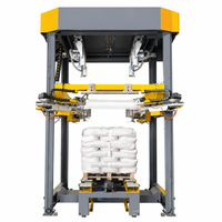 Machine d'emballage sous film rétractable entièrement automatique pour palettes, équipement d'emballage sous film rétractable pour le conditionnement de briques, blocs et marchandises sur palettes