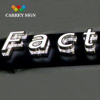 Letreros LED Personalizados CARREY, Letreros Comerciales para Exteriores, Letreros con Nombre de Edificio, Letras de Canal, Señalización Electrónica, Logotipo de Pared, Letras 3D