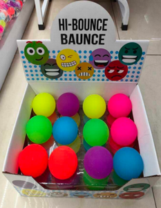 Ensemble de balles rebondissantes Hi-Bounce, équipement de jeu d'intérieur en plastique pour la maison, lot de 12 balles colorées - Product Image 3