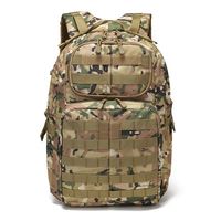 Nouveauté : Sac à dos de randonnée extérieur 20-36L, imperméable, durable, camouflage, sac de trekking multifonctionnel, doublure en polyester pour le camping
