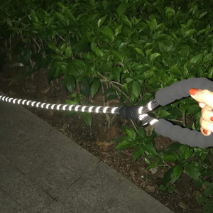 Inventario de cubierta de cuello de perro 1,5 M correa de perro reflectante luces brillantes diferentes tamaños Impresión de moda elegante encantador plástico de nailon - Product Image 5