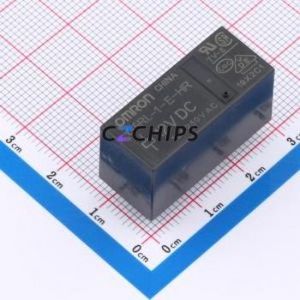 G5RL-1-E-HR DC12 Power Relay Through hole 12V 1 Changeover: 1C (SPDT-Changeover)::: 250V-AC/24V-DC Silver Alloy (Cadmium Free) - Product Image 1