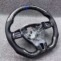 Volant en cuir semi-cuir sans garniture centrale pour Volkswagen pour VW Golf R 6 7 MK6 MK7 MK7.5 GTI Jetta Passat CC