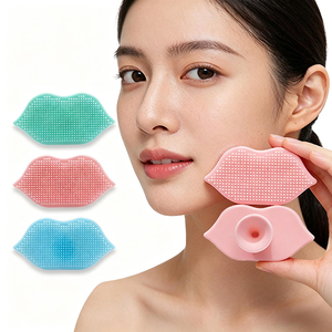 <span class=keywords><strong>Brosse</strong></span> <span class=keywords><strong>exfoliante</strong></span> pour le visage en silicone en forme de lèvres pour le gommage et le lissage des lèvres - Product Image 1