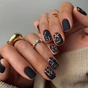 <span class=keywords><strong>Uñas</strong></span> Postizas de Cobertura Completa Reutilizables de Sweetie Beauty, <span class=keywords><strong>Uñas</strong></span> Francesas de Otoño-Invierno, <span class=keywords><strong>Uñas</strong></span> Postizas Personalizadas - Product Image 6