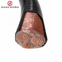 Cable de alimentación de cobre CU/XLPE/PVC BS5467 U-1000 R2V X-90 NYY N2XY N2XRY YJVP de 3/4/5 núcleos, 2.5mm, 4mm, 10mm con blindaje de malla de cobre