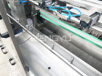 Machine de remplissage d'eau en fût de 5L certifiée CE, automatique 3-en-1 (lavage, remplissage, bouchage) pour usine d'eau en mini-bouteilles