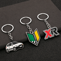 Porte-clés personnalisé en métal avec logo 2D/3D, en forme de voiture, souvenir, émail souple, découpé sur mesure
